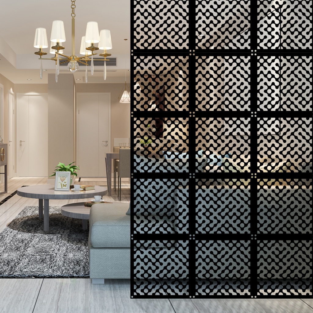 Placas Cobogó Decorativo MDF 3mm 26x26cm Kit 6 12 e 18 Ambiente Único Elegante