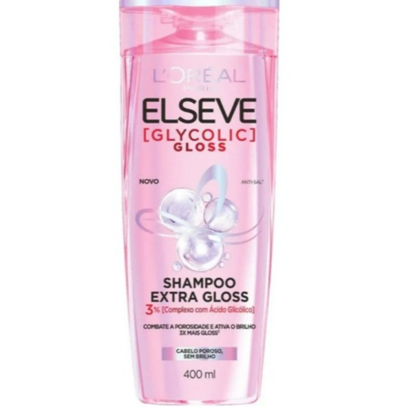 Shampoo Loréal Paris Elseve Extra Gloss Anti-Sal Glycolic Gloss 400ml ...
