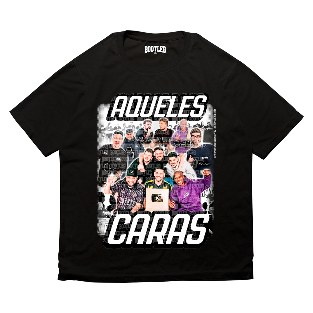 Camisa Básica Camiseta Aqueles Caras Chico Moedas Pig Nós Somos Canal Unissex Bootleg