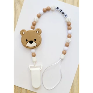 Prendedor de chupeta Urso personalizado