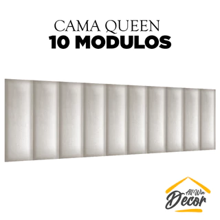 KIT 10 CABECEIRA DE CAMA KING ESTOFADA EM MÓDULOS VÁRIAS CORES