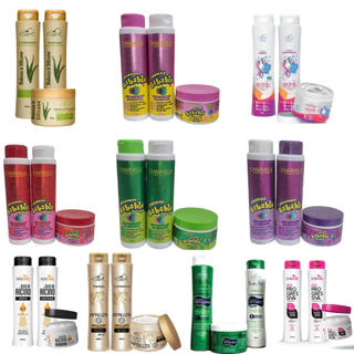 Tratamento Capilar Profissional 15 produtos (5 kits)