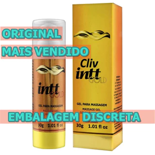 Cliv Intt Gold Gel Extra Forte Dessensibilizante Facilitador Anal Sem Dor 30G Intt - SexShop Analdor