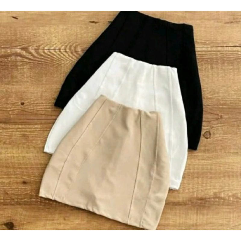 Short Saia Feminino Bengaline Poliamida Premium Moda Verão