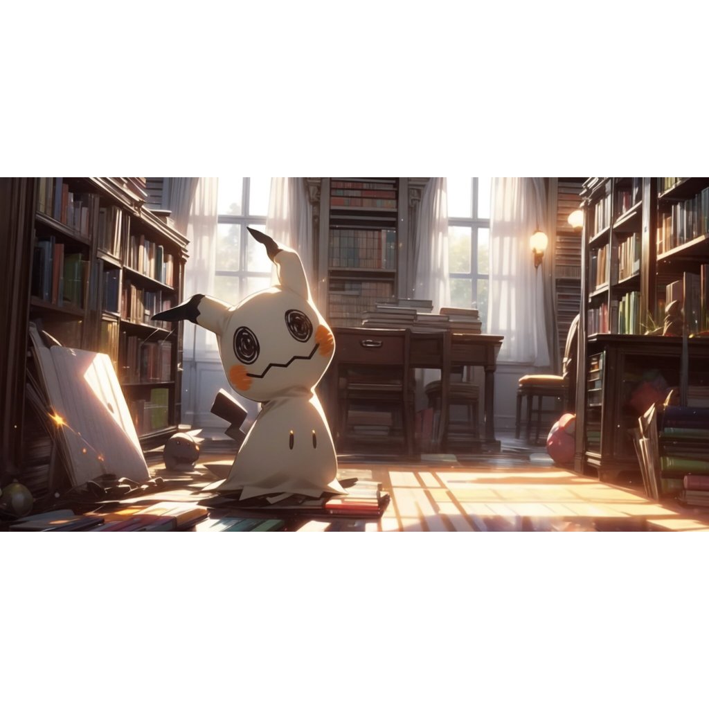 Mouse Pad Gamer Pokemon Mimikyu 58x30cm