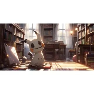 Mouse Pad Gamer Pokemon Mimikyu 58x30cm