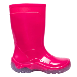 Bota Galocha Infantil Calfor Nieve Pink Impermeável para Chuva Meninas Rosa Leve Confortável