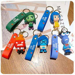 Pingente Chaveiro De Carro 3D Inside Out 2 Divertidamente Personagens Pixar
