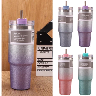 Copo Isotérmico 890ml com Glitter