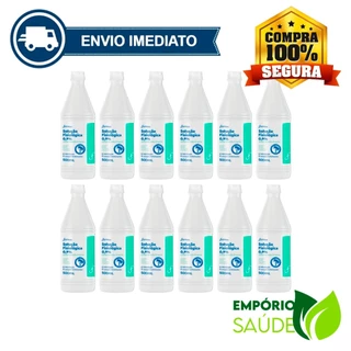Kit C/12 Soros Fisiológicos Farmax 0,9% 500ml Lavagem Nasal Envio Imediato