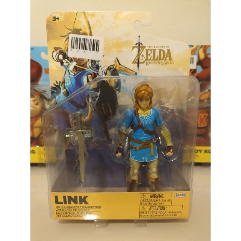 Link - Figura 12 cm - Zelda Breath Of The Wild - Nintendo