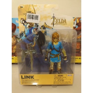 Link - Figura 12 cm - Zelda Breath Of The Wild - Nintendo