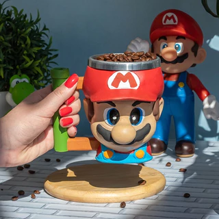 Caneca/Copo Super Mário/ Mário Bros 3D Resina Jogo Game Clássico anime nerd geek