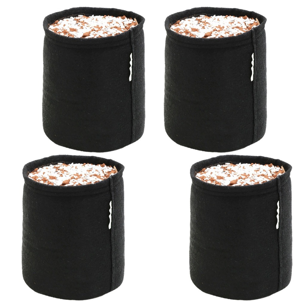kit 4 vasos 11litros prime cultivo em feltro ant-estres