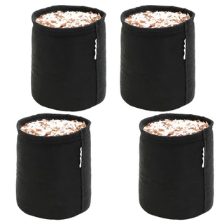 kit 4 vasos 11litros prime cultivo em feltro ant-estres