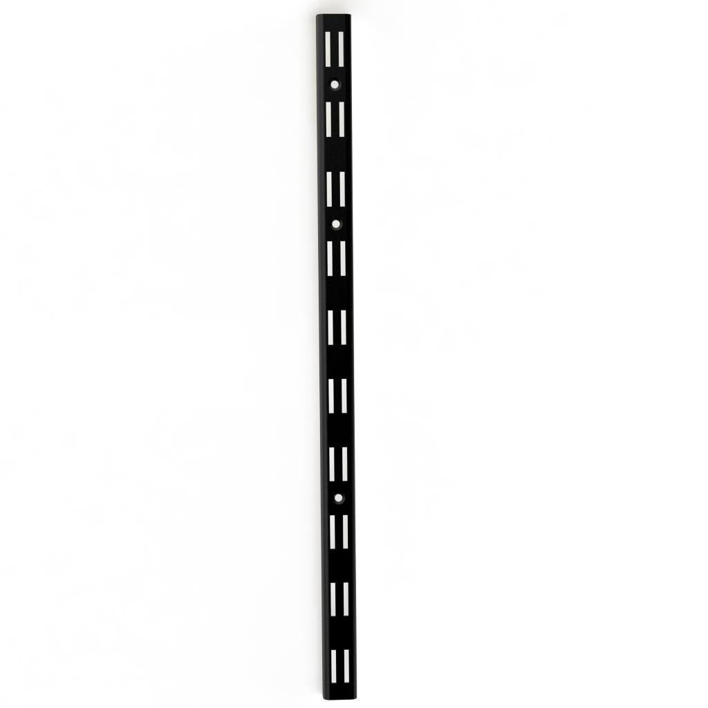 2 Trilhos Cremalheira Duplo 100cm 50cm Preto Branco