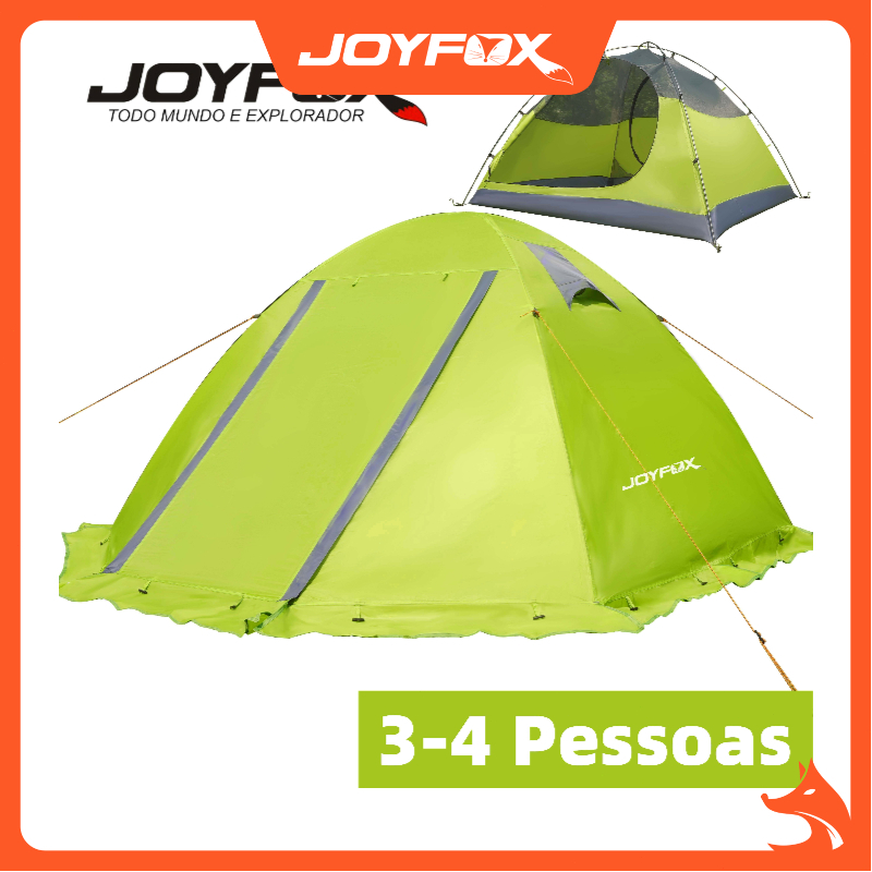 Barraca Camping 3/4 P Joyfox Aluminio Ultralight Upf50 3500mm praia tenda festa menor preço