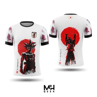 Camisa Camiseta Japão Versão Goku Vegeta DBZ Personalizada Adulto Infantil Masculino Feminino Nome e Numero
