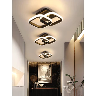 (3 cores em 1 luz) Luminária De Teto Led Minimalista Moderna Pendente Lustre Plafon para Sala Quarto Cozinha