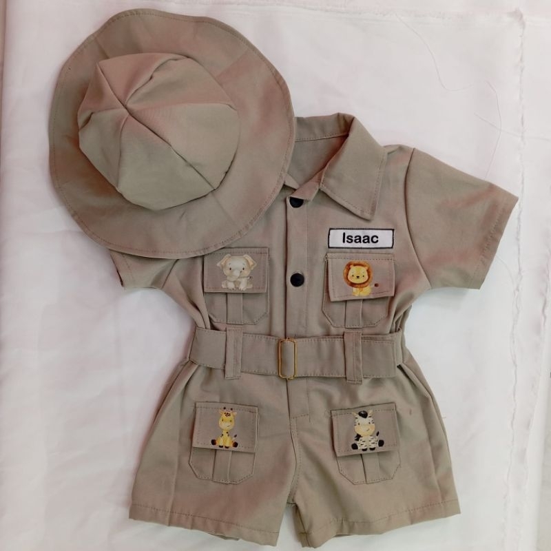 macacão safari