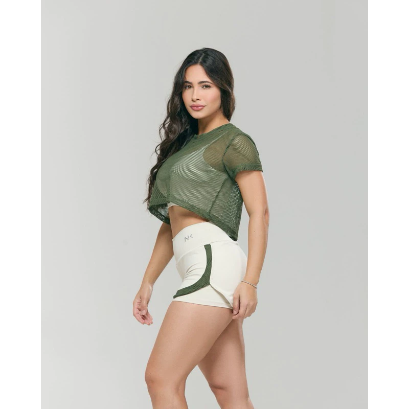 Conjunto fitness short duplo 3 pecas