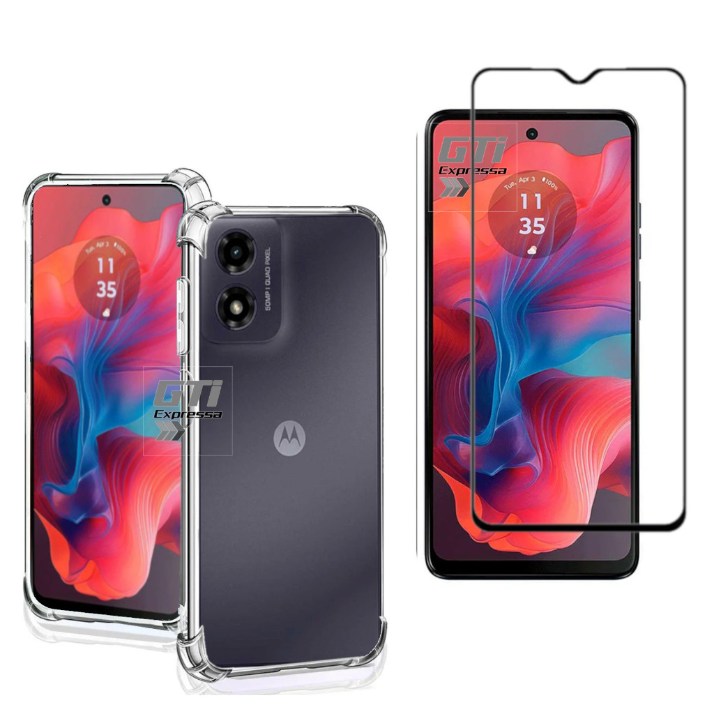 Capa Película Ou Kit Motorola Moto G04S