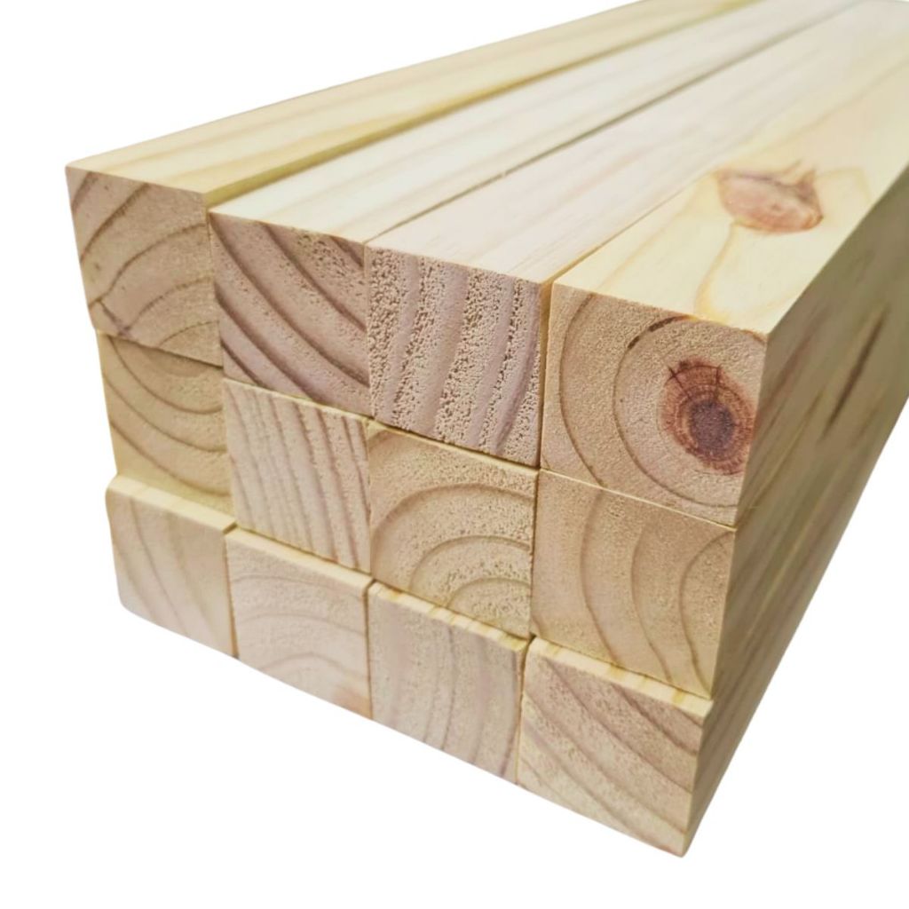 Caibro Pontalete Artesanato Madeiras Pinus 4,5cm x4,5cm x 100cm ...