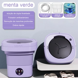 9L Mini máquina de lavar roupa dobrável portátil moderna máquina de lavar automática roupa interior de viagem