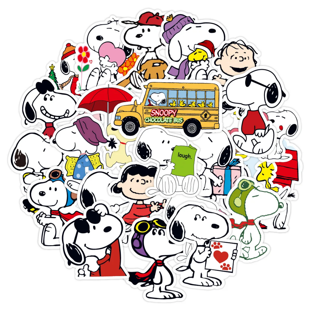 60 pcs SNOOPY Stickers/figurinhas Adesivo | Shopee Brasil