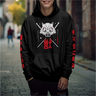 Moletom Blusa Inosuke Kimetsu no Yaiba Anime Japonês REF 1866 Fluxo Geek