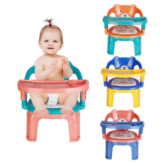 Cadeirão alimentação infantil com apito removível e assento confortável cadeirinha baby