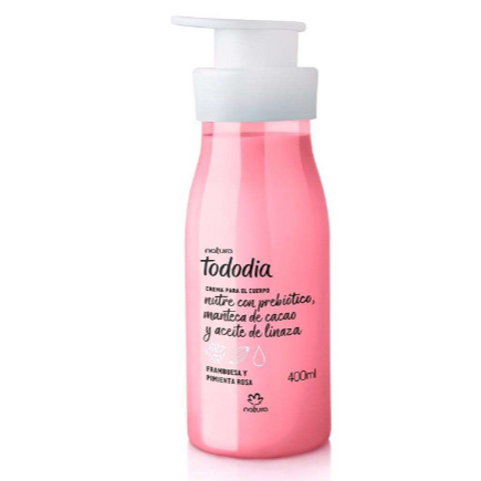 Creme Hidratante Para o Corpo Framboesa e Pimenta Rosa Tododia Natura ...