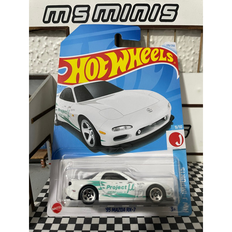 Hot Wheels J-Imports 2024 - '95 Mazda RX-7 | Shopee Brasil