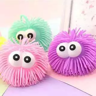 Kit 48 peças Bola De Pele De Borracha Luminosa Elástica Bebê Brinquedo / Diversão Familia / Crianças / Infantil / Adquira já o seu !