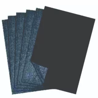 Papel carbono pacote com 100 folhas preto