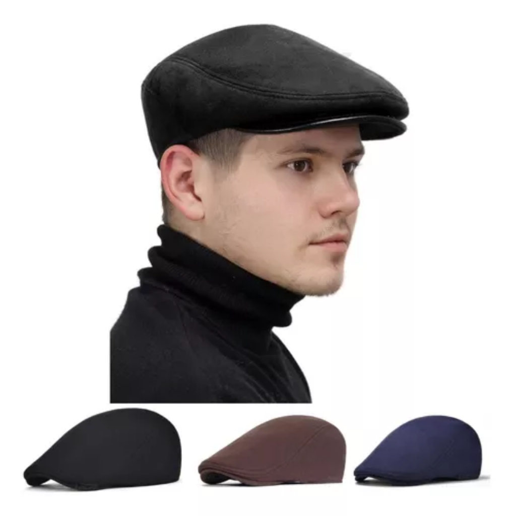 Boina Boné Masculina Italiana Estilo Artista Peaky Blinders