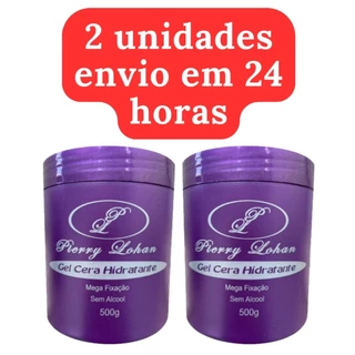 Kit 2 Gel Cera Pierry Lohan 500g Original Mega Fixação - Envio em 24 Horas