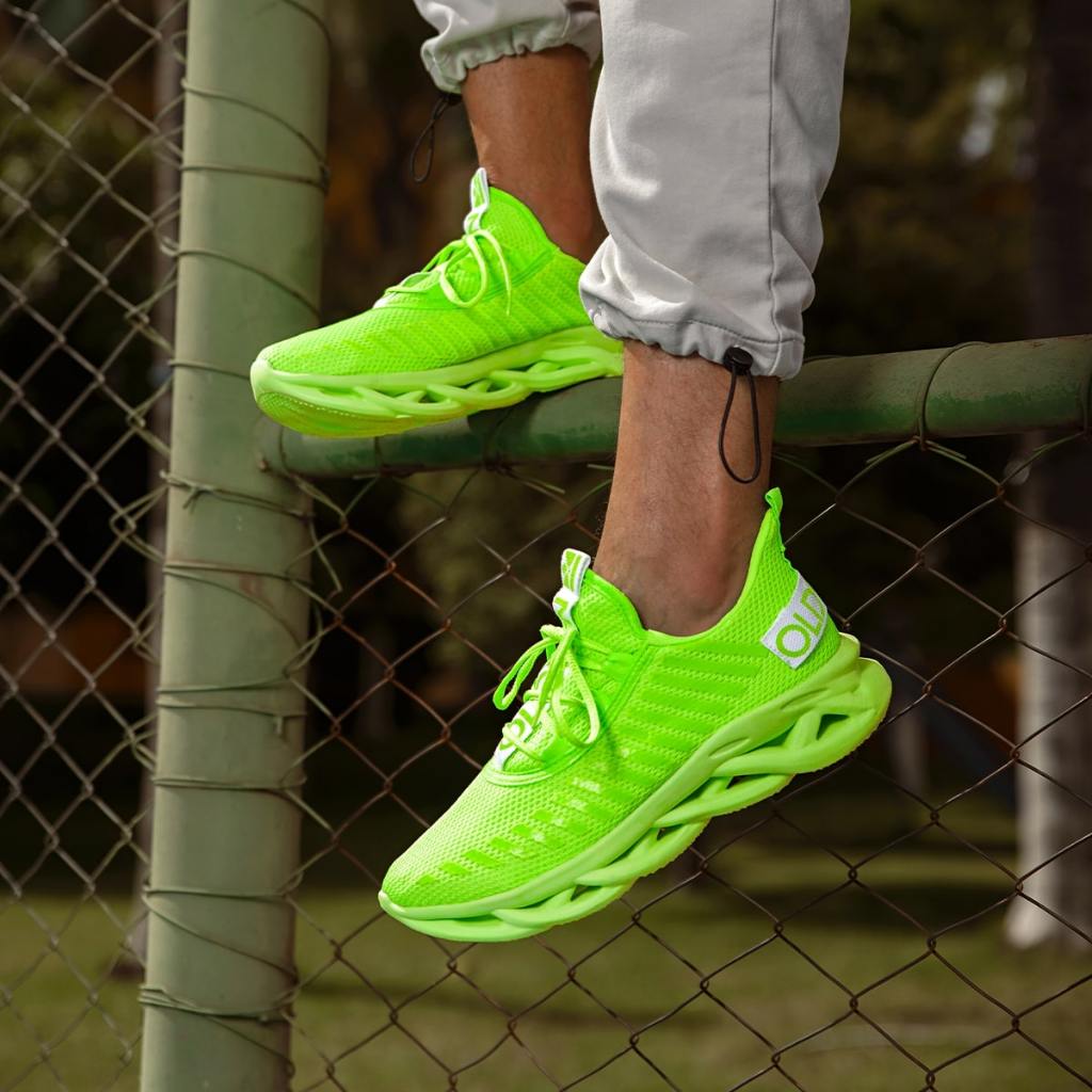 Tenis masculino na moda macio confortável corrida academia envio imediato varias cores unissex