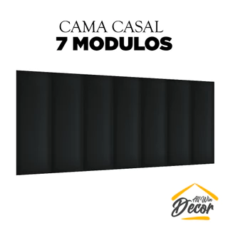 Kit 7 Cabeceiras Estofadas Para Cama Box de Casal Envio Imediato