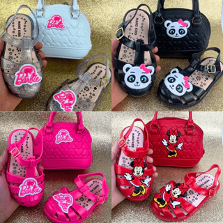 Kit Sandália e Bolsa Infantil Menina 19 Ao 28