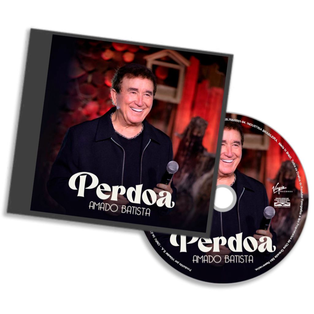 CD - Amado Batista Perdoa (2024) | Shopee Brasil