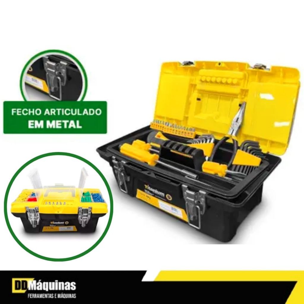 Caixa Organizadora De Ferramentas 6 Kg - Titanium