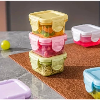Mini Pote Para Lanche 4 Cores à Prova de Umidade recipiente de alimentos em Oferta na Shopee