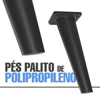Kit 4 Pés Para Moveis Cozinha Quarto Sala Anti-umidade Retro Pés de Plástico