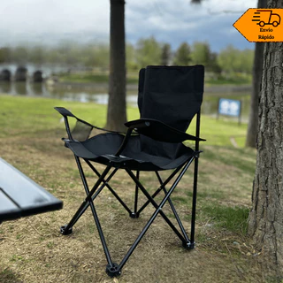 Cadeira Portátil Dobrável Com Porta Copo e Bolsa de Transporte Para Camping e Pesca - Y-ZDY02