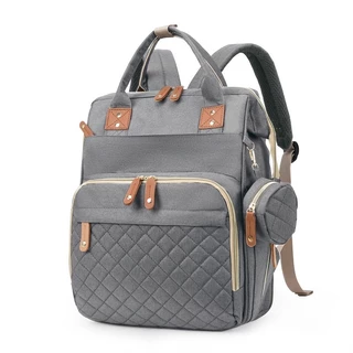 Mochila Bolsa Maternidade Original Impermeável Porta mamadeira Fralda Unissex MYB-X2 em Oferta na Shopee