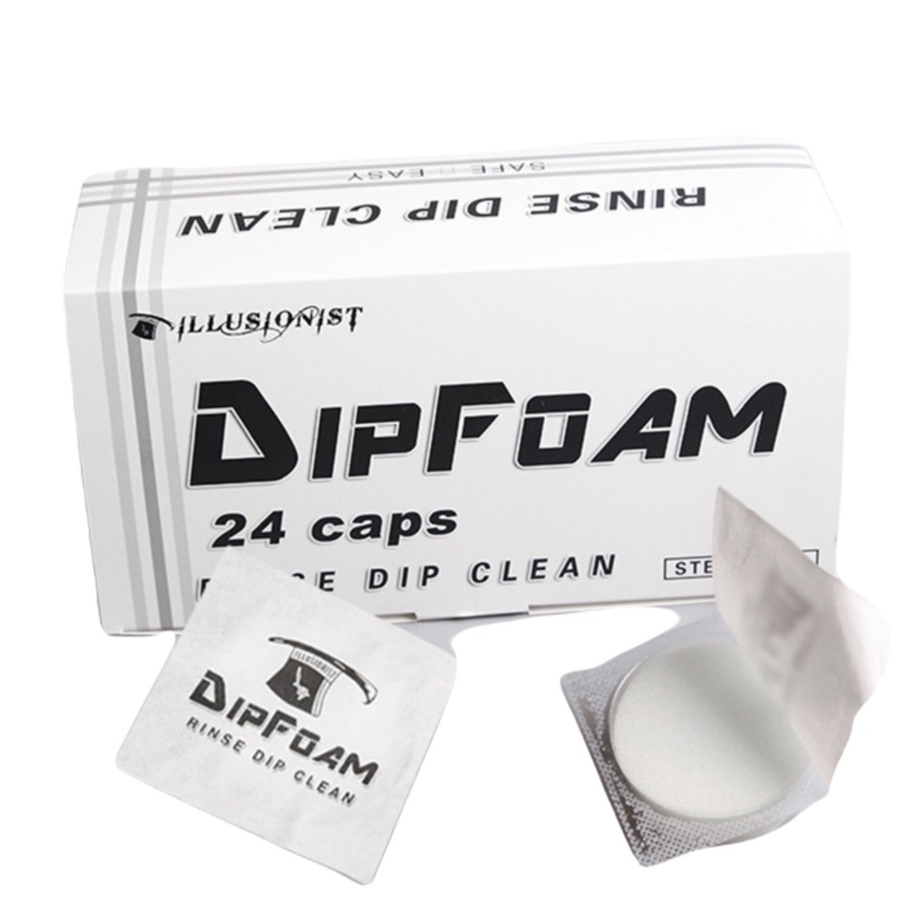 Esponja P/ Limpeza Descartável de Tatuagem Dragoart 8uni