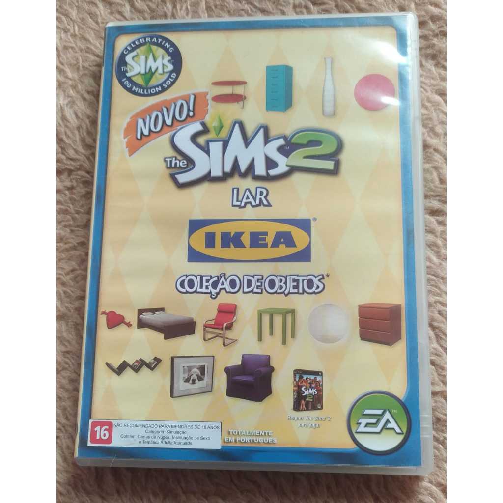 pc cd the sims 2 lar ikea coleção de objetos | Shopee Brasil