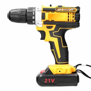 Parafusadeira Furadeira 21v 26V 36V Bivolt 2 Baterias Profissional