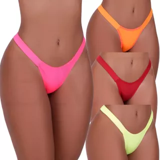 PROMOCAO Kit 10 Calcinhas Levanta Bumbum Tanga Biquini Langerie Fio Duplo Forro Algodão kit 05 ou 10